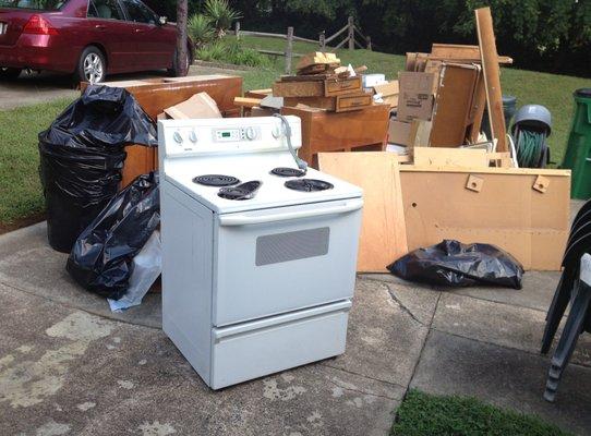 Home furniture and appliance removal.