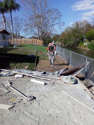 There's the sod plus pump house and pump.i posted this all and it was taken down ..now we're screen shotting in