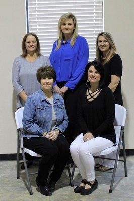 Donna Pickens, Beth Pickens Briscoe, Angie Smith, Stacy Warren and Chelsea Conlee.