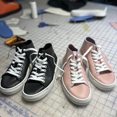 Our completed sneakers