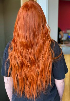 RED HOT EXTENSIONS by Austral stylist Madisyn Brazell