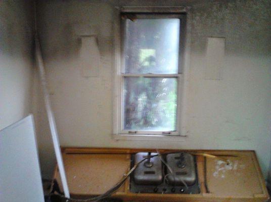 Kitchen tear out and remodel on the burnout