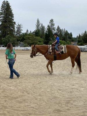 We offer horseback riding lessons for all ages, year round. Instructors are CHA Certified. Reservations are required