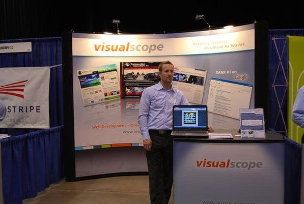 Visualscope at a tradeshow.