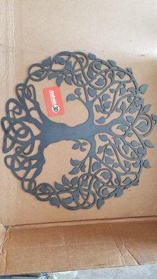 Tree of life art wall or garden hanging