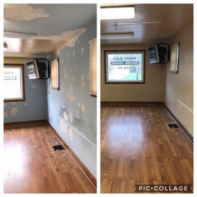 Before and after job