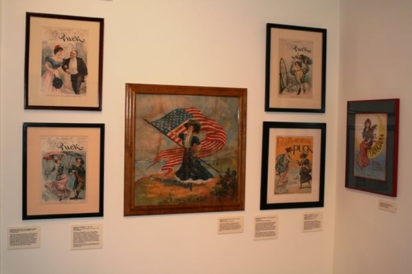 America the Beautiful: Women and the Flag, front gallery