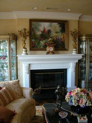 Fire place mantel