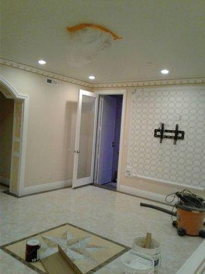 Drywall tile construction flooring For a free estimate call us 6262236005