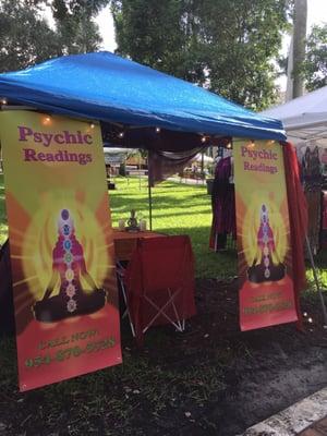 Psychic readings at Brazilian fest in Boca