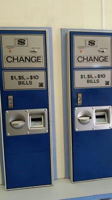 Change machines