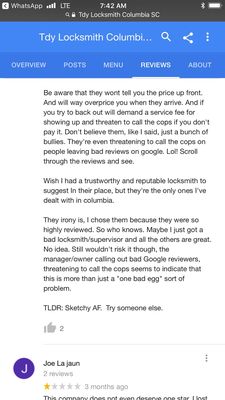 Someone else's review showing this company is a scam