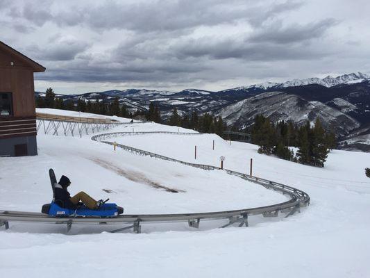 Alpine coaster is super fun!!!!! $25 single ride. $60 unlimited. $89 unlimited coaster and tubing. Opens 12 to 5pm.