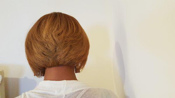 Dec 2015 back view of layered cut.