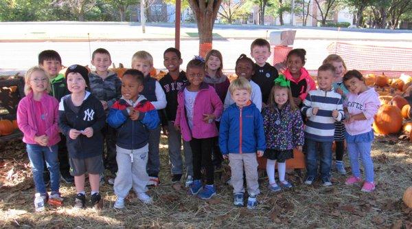 Preschool at our Pumpkin Patch!