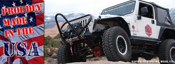 MetalCloak Jeep Tube Fenders and Body Armor are always Made in America