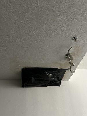 Ceiling that took a month to finish repairs