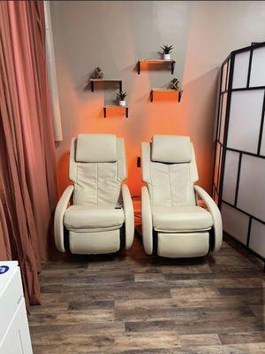 Massage chair station