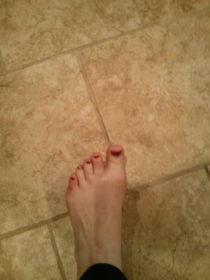 My toenails. They look decent.