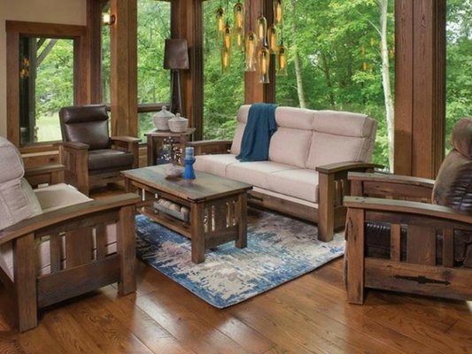 Amish living room furniture.