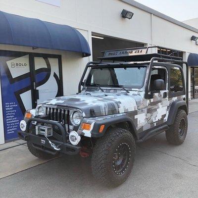 Rubicon in digital camo