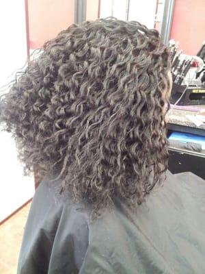 Natural hair texture.