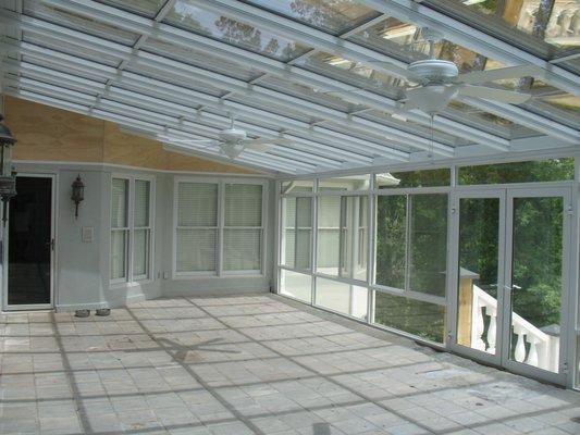 Sunroom Addition with Glass Roof- Lake Oliver, Columbus, GA