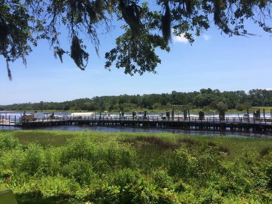 View of inlet to Dolphin Tour