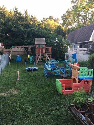 Outside play area