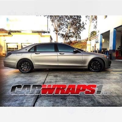 MAYBACH MATTE SILVER WRAP