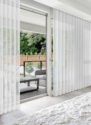 Verti Sheer blinds are an alternative to traditional vertical blinds. They allow for light filtering and privacy, all with an elegant look.