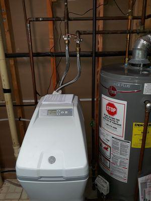 Water softener,  water heater