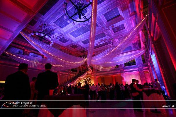 Wedding uplighting by Instant Request