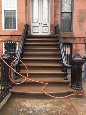 Make new brownstone steps in brooklyn 24-3rd place-Susan Henry