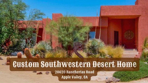 Custom Southwestern Desert Home!