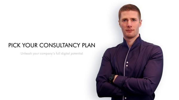 Take advantage of my digital marketing expertise! Pick one of my consultancy plans and let me help your business on a consistent basis.