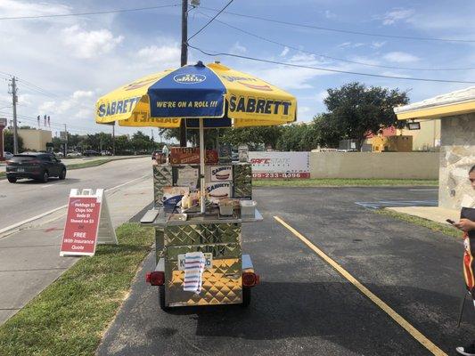 Hot dog cart