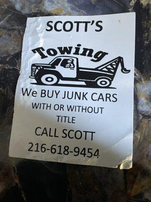 Scott's auto towing