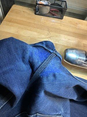 Darning repair