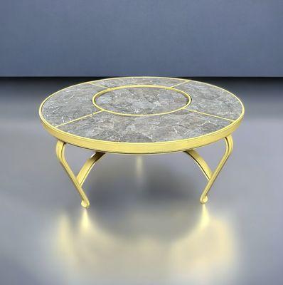 Stone accent table -perfect for a home makeover or a fitting compliment to your existing gold interiors!