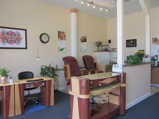 Manicure & Pedicure area