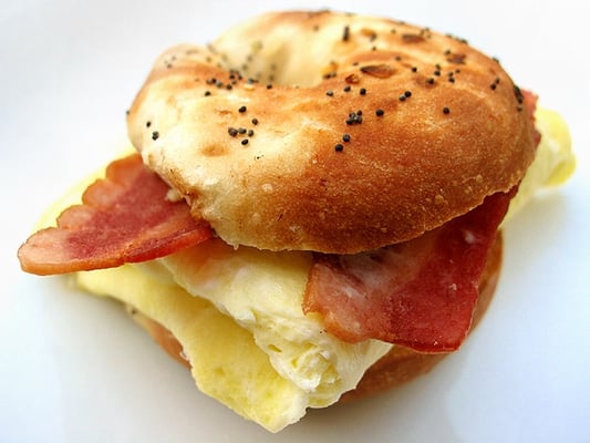 An Egg Sandwich.  Mine is more appetizing than this.