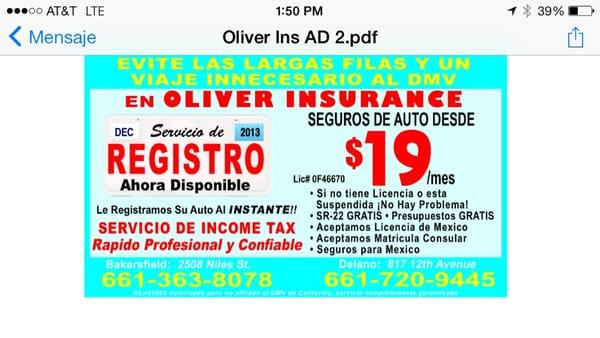 Oliver Insurance