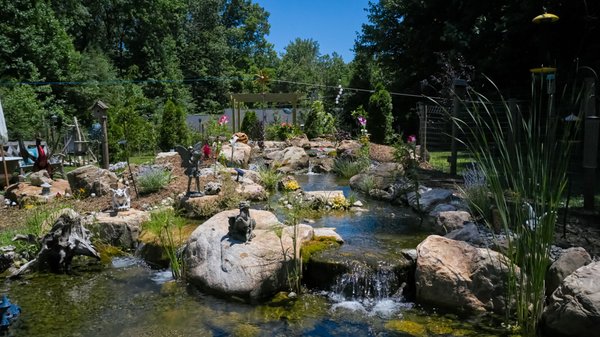 Koi Pond Waterfall & Stream