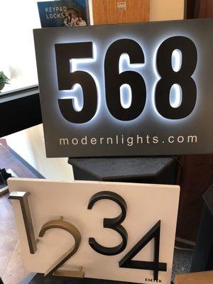 House numbers