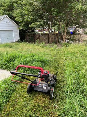 Lawn mowing