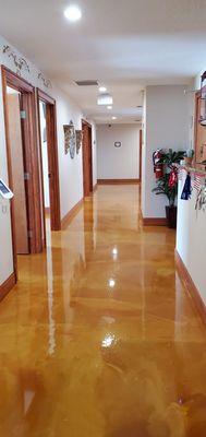 Floors strip, wax & shine