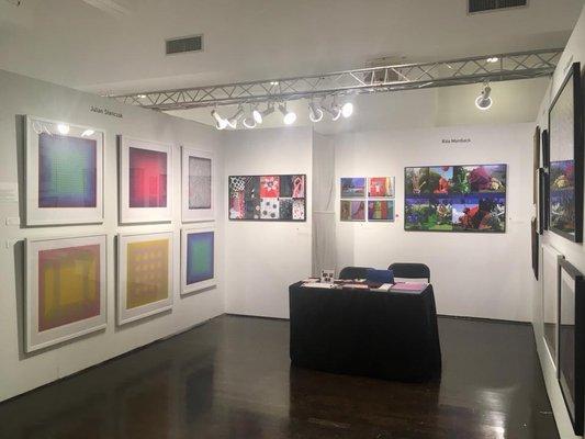 Our booth at the 2017 Affordable Art Fair, NYC