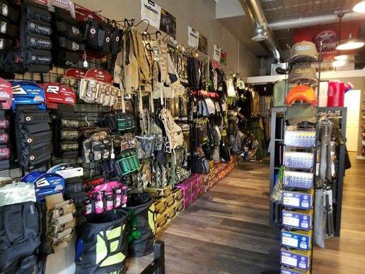 Large selection of paintball and airsoft equipment!