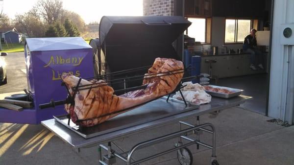 Getting ready for another pig roast :-)